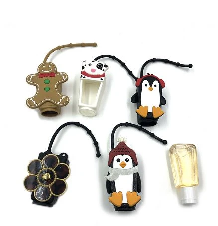 Portable Empty Bottles 30ml hand sanitizer keychain holder 