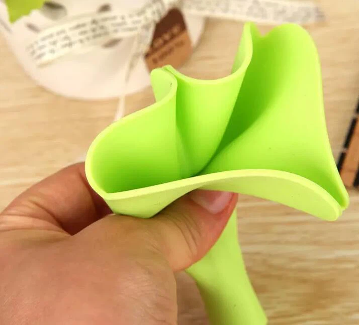 Custom Soft Flexible Mini Silicone Funnel