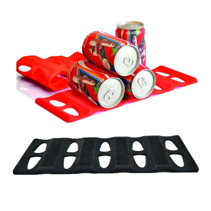Foldable Silicone Rack Insulated Can Sleeve Holder